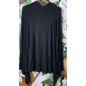 Killstar XS Womens Jerey Knit Hoodie Dress Black